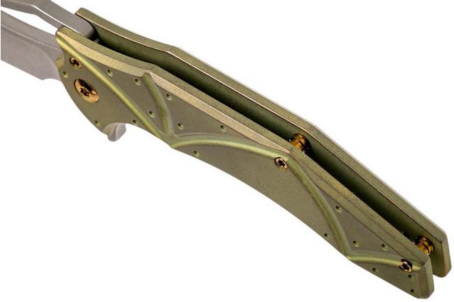 Image for Ferrum Forge Spinner, Gold-coloured Atlantian Plates, Gavko design flipper
