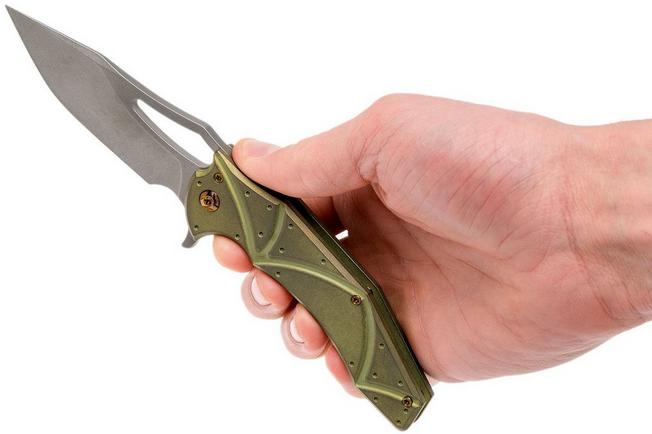 Image for Ferrum Forge Spinner, Gold-coloured Atlantian Plates, Gavko design flipper