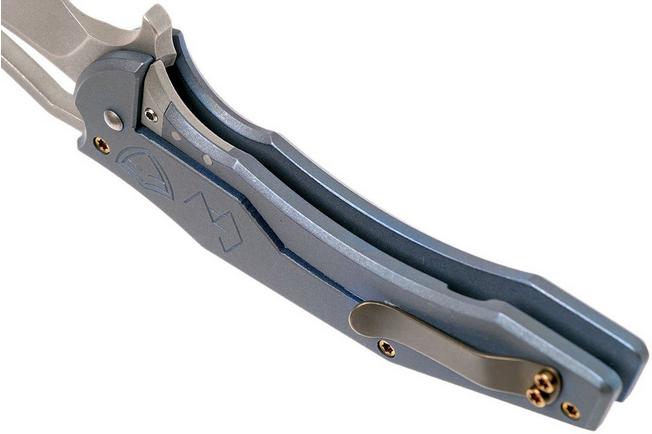 Image for Ferrum Forge Spinner, Blue Slab Plates, Gavko design flipper