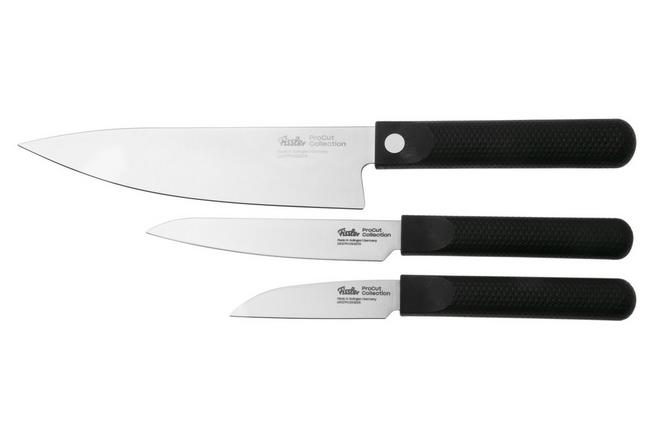 Afbeelding voor Fissler ProCut 001-029-03-000/0, 3-delige messenset met koksmes, universeelmes, en officemes