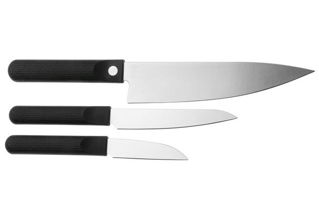 Afbeelding voor Fissler ProCut 001-029-03-000/0, 3-delige messenset met koksmes, universeelmes, en officemes