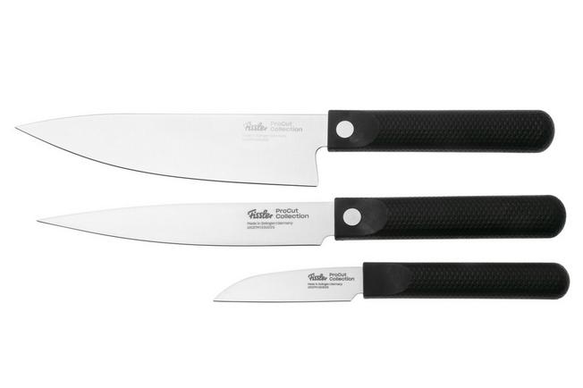 Afbeelding voor Fissler ProCut 001-039-03-000/0, 3-delige messenset met koksmes, vleesmes en officemes