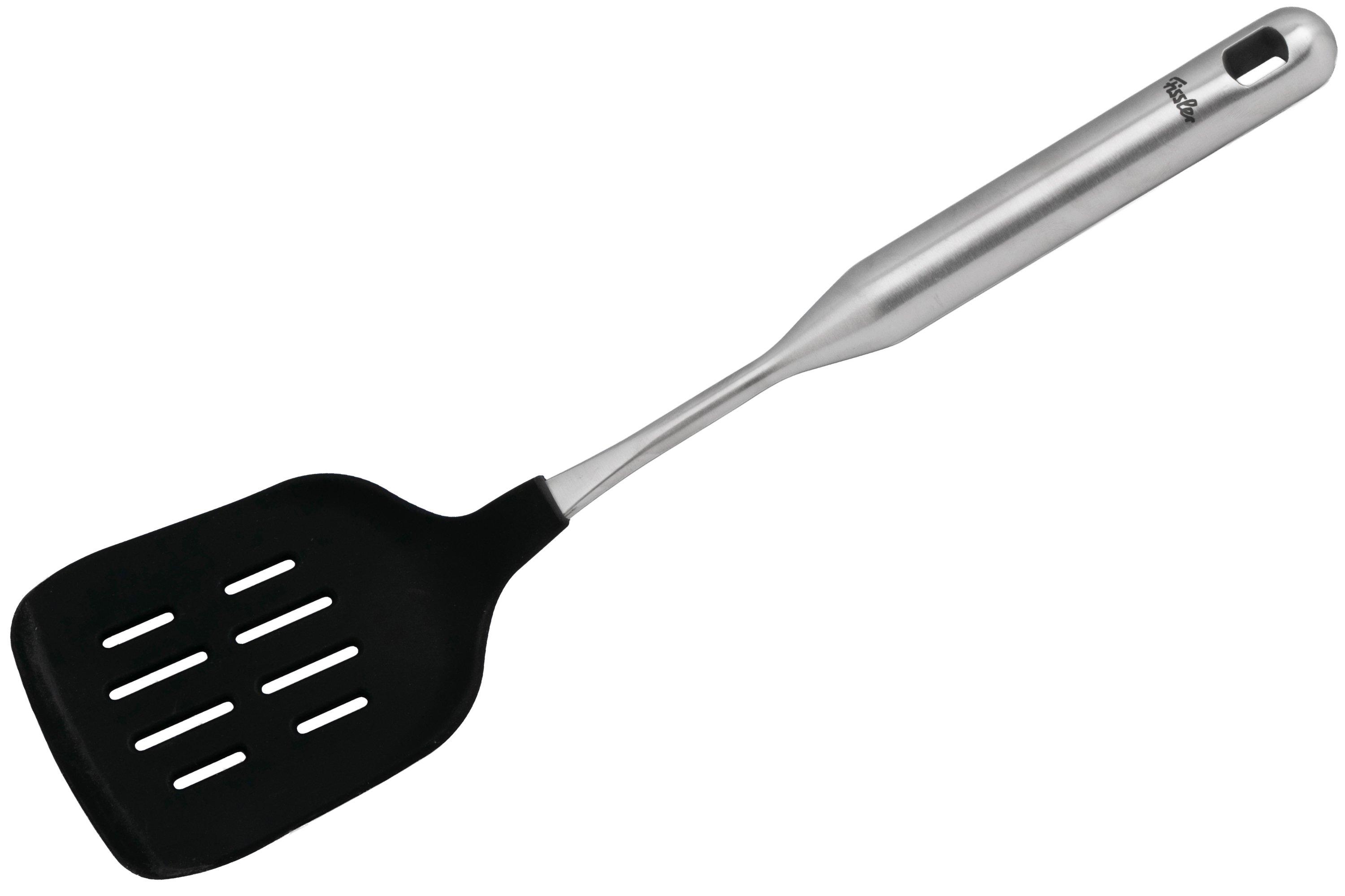 Fissler Essential 002-014-10-000-0 Pfannenwender, Edelstahl mit Silikom ...