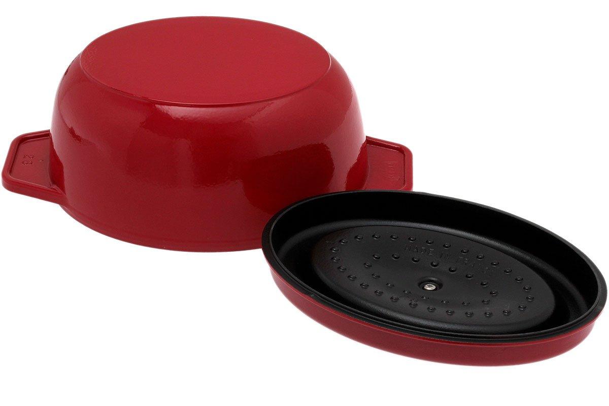 Fissler Arcana Red Brater Cocotte Oval 28 Cm Symphony In Red Gunstiger Shoppen Bei Knivesandtools At