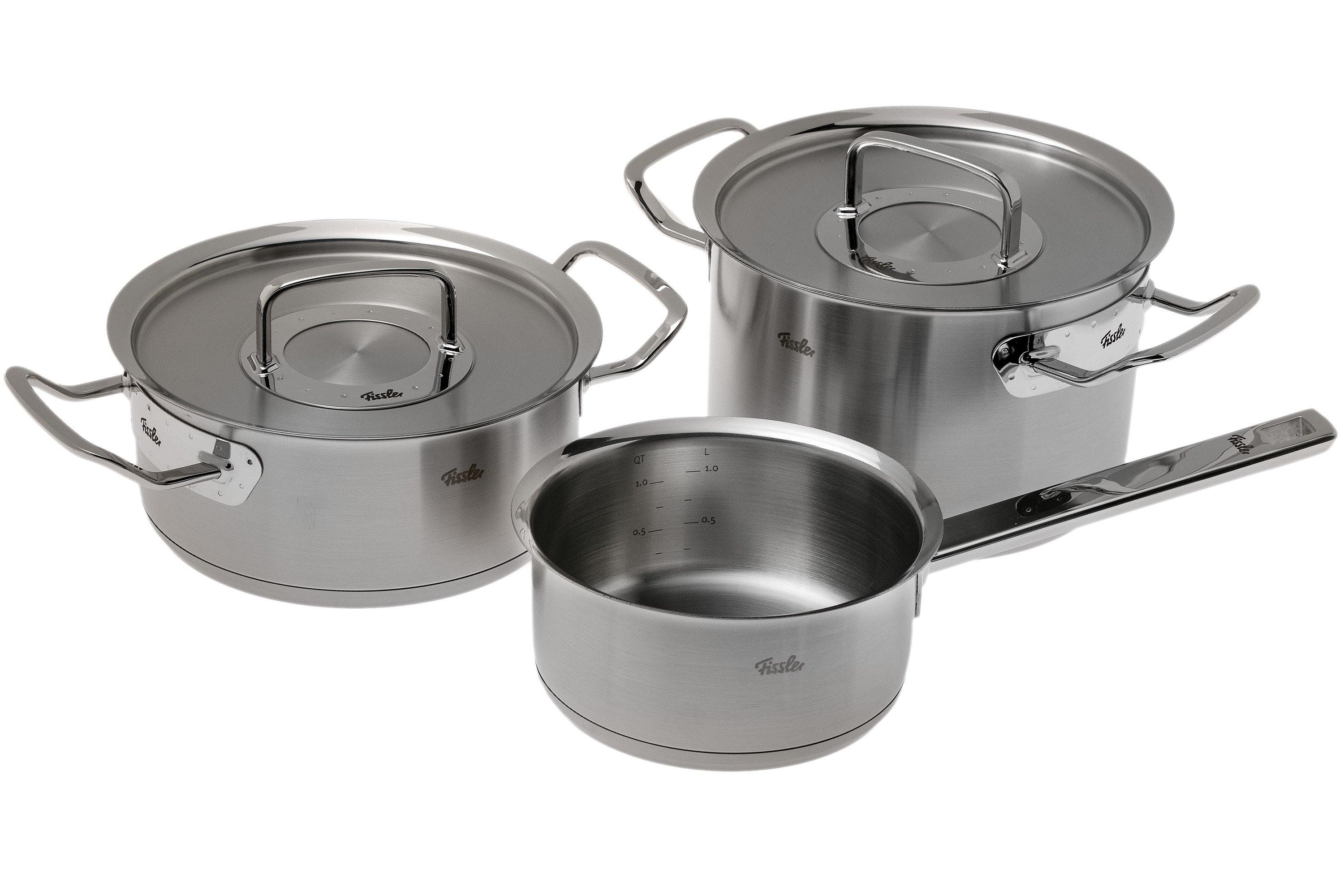 Fissler 32cm Frying Pan Set – 3-Piece Fissler Original Profi Collection 084-128-03-000 3-piece pan
