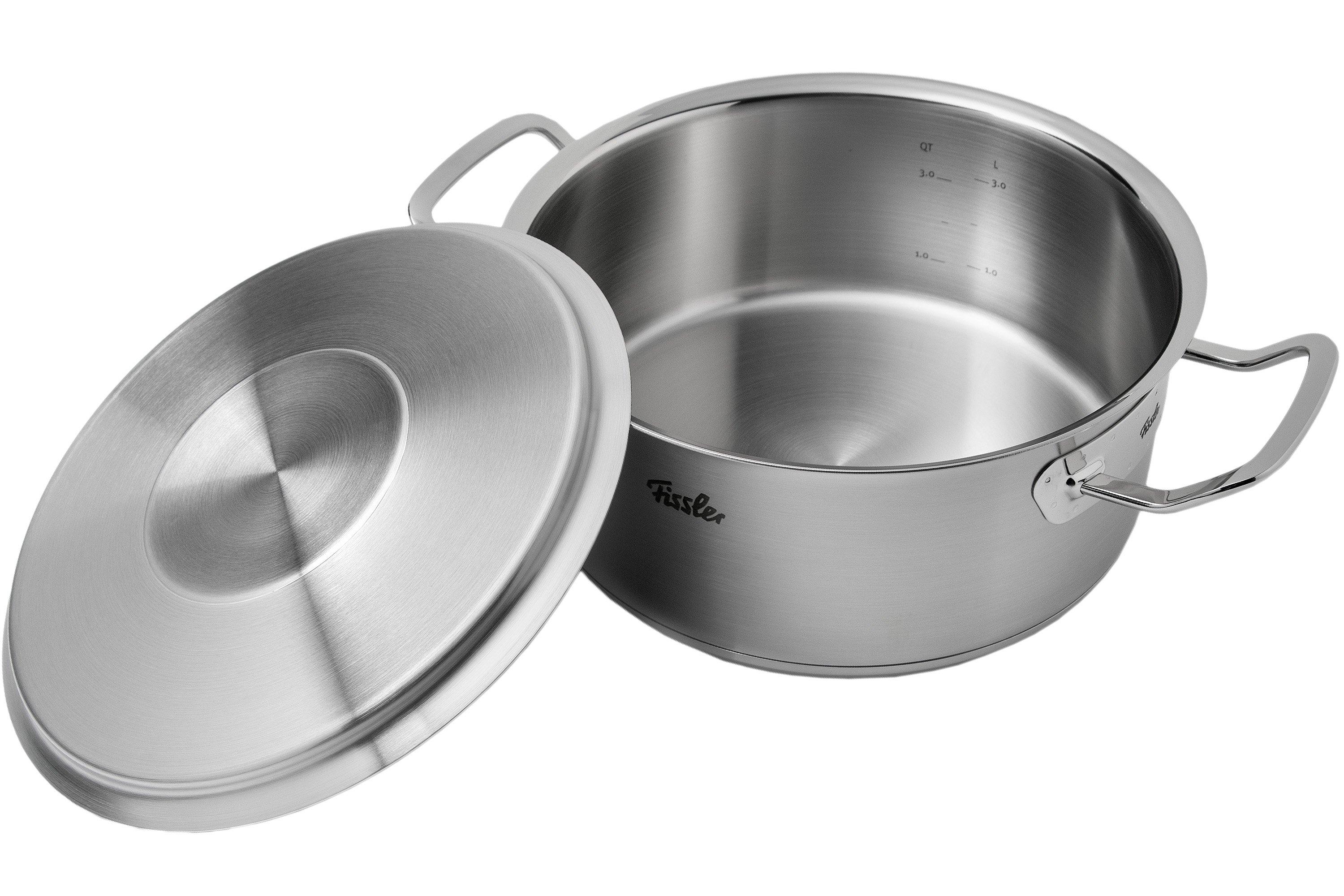 Fissler Original Pro Collection 084-588-28-000 casserole à gratin avec  couvercle haut, 28 cm