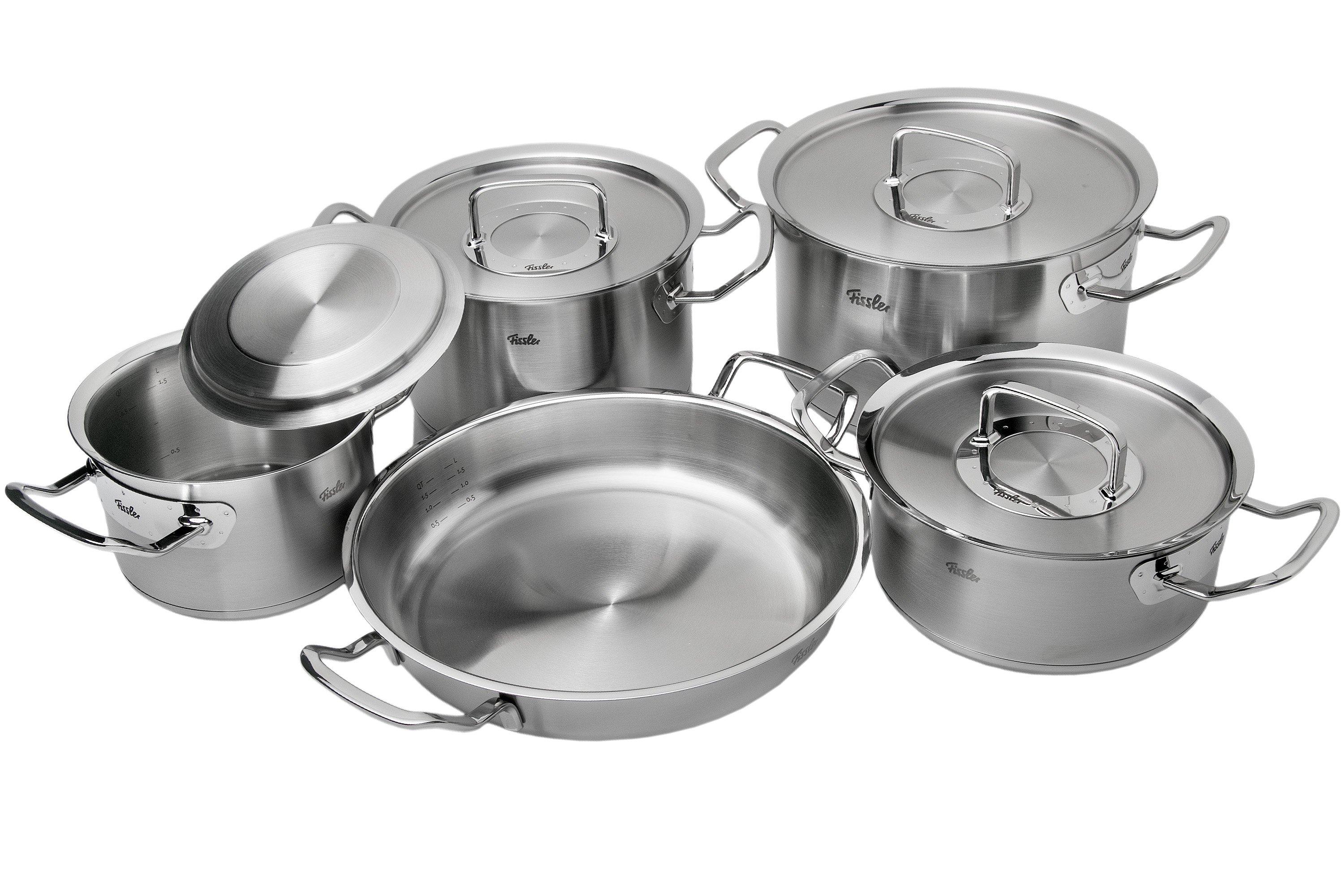 Fissler Original Profi Collection 084-388-05-000, 5-teiliges Topfset |  Günstiger shoppen bei | Servierpfannen