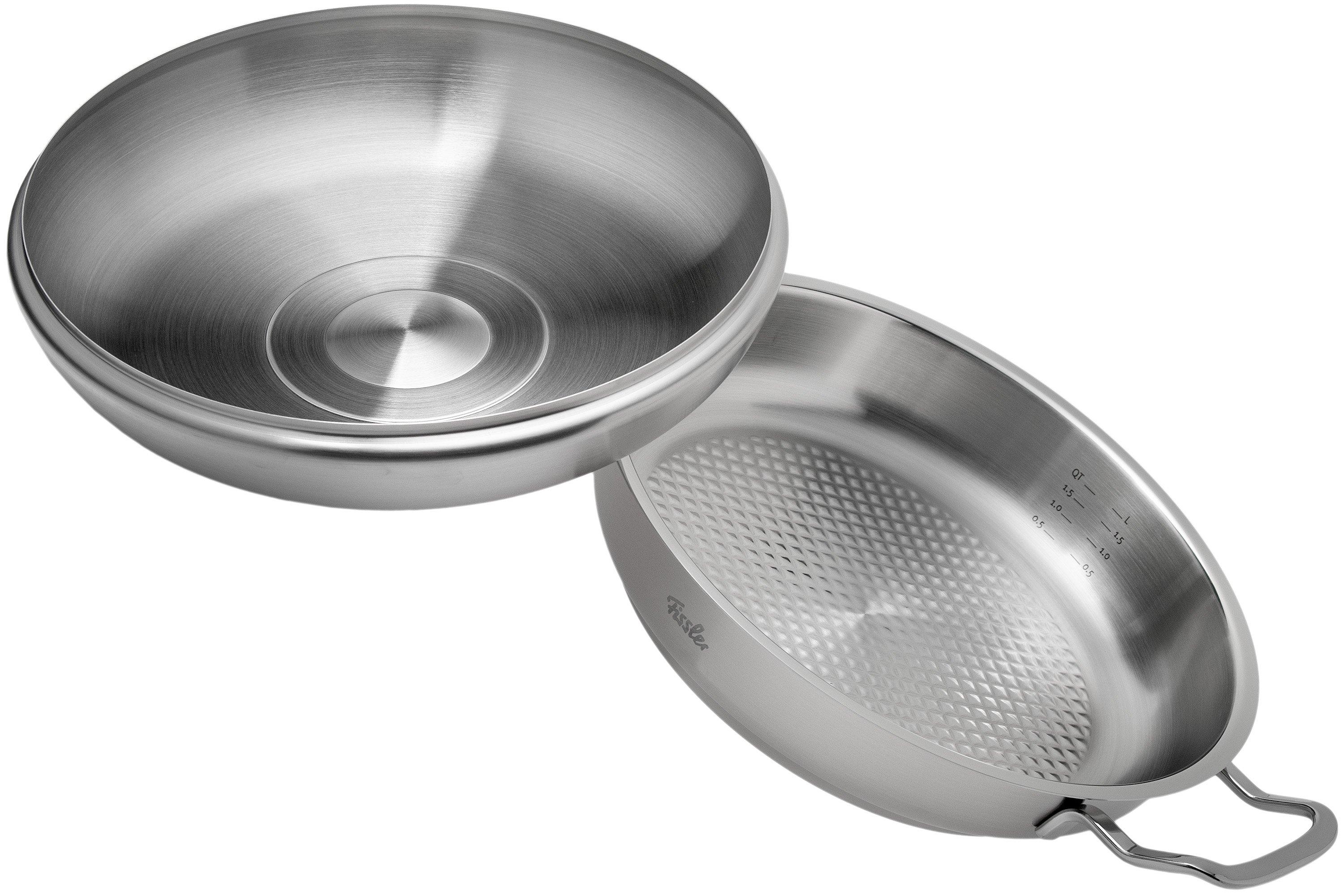 Fissler Original Profi Collection 084-388-28-000 Servierpfanne mit Hochraumdeckel 28 cm