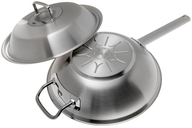 Fissler Original Profi Collection 084-888-30-000 wok with lid, 30 | Advantageously shopping at Knivesandtools.com