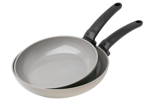 Afbeelding voor Fissler Ceratal Evo Classic 112-002-02-100-0 Warm Grey, 2-delige koekenpannenset, 24 en 28cm