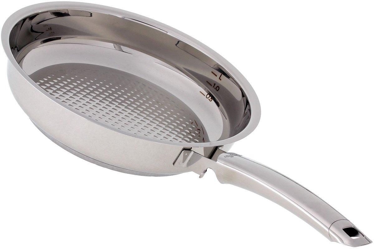 Fissler Crispy Steelux Premium frying pan, 24 cm | Advantageously