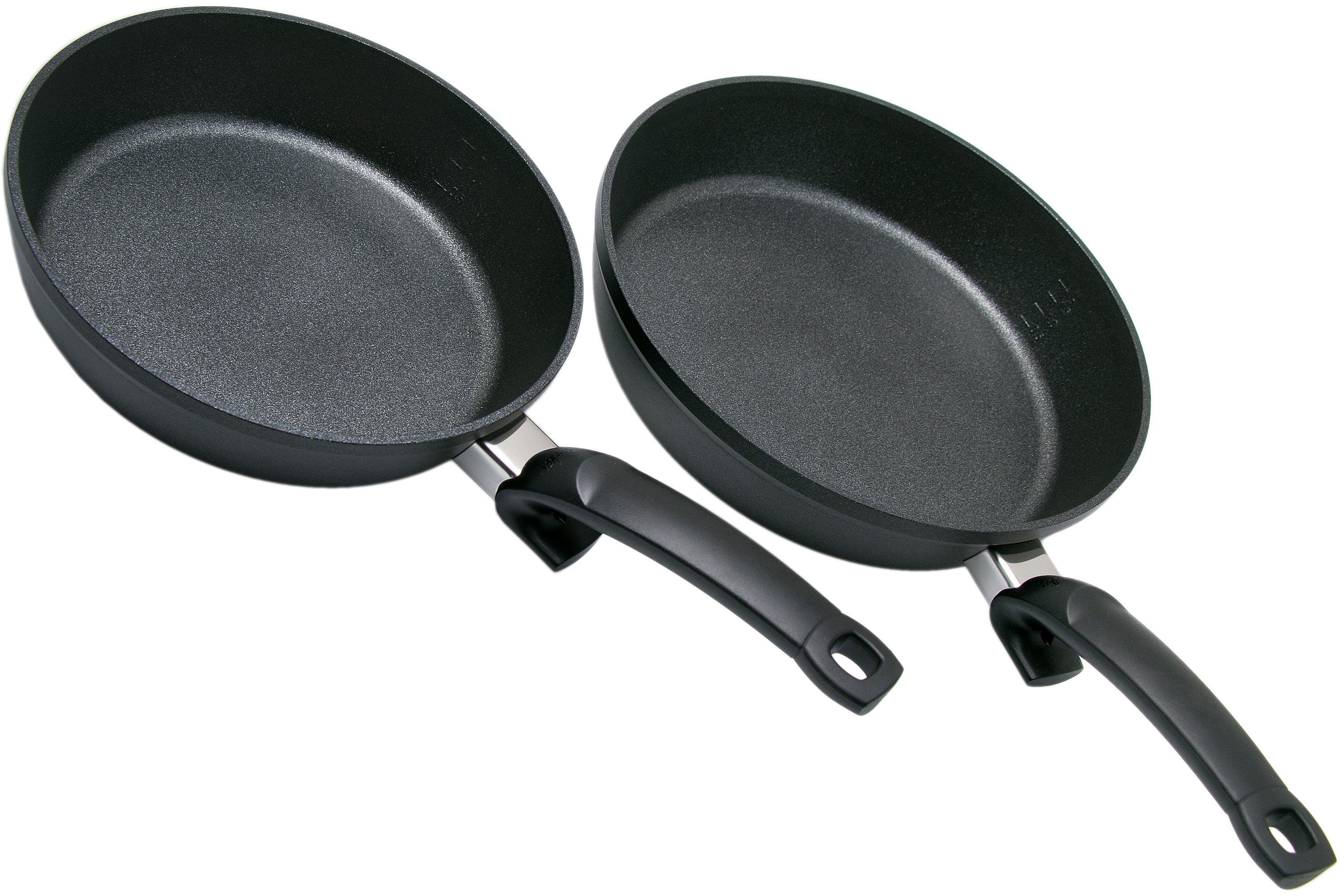 Adamant Comfort. Poêle à frire et wok antiadhésifs, set de 3 pièces -  Fissler