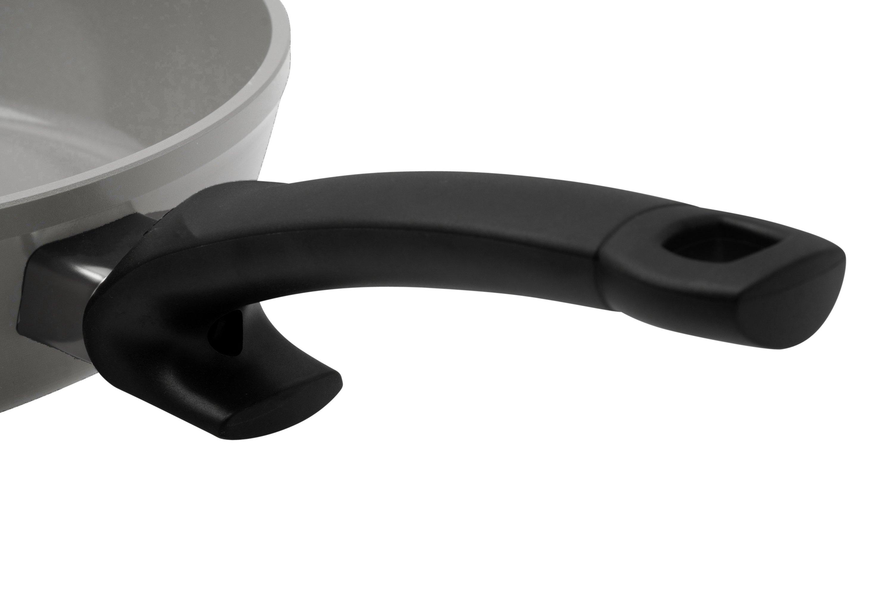 Fissler Comfort Couvercle Verre 26 Cm - Verre Trempé + Poignée Synthèse Inox, Économise Énergie, Vision Cuisson Parfaite, Compatible Lave-Vaisselle