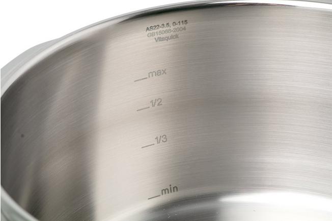 Afbeelding voor Fissler Vitaquick Elemental 600-460-03-000/0 Sage Green, snelkookpan, 22 cm, 3,5l