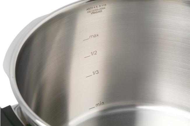 Afbeelding voor Fissler Vitaquick Elemental 600-460-04-000/0 Sage Green, snelkookpan, 22 cm, 4,5l