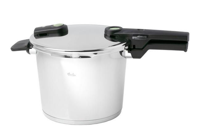Afbeelding voor Fissler Vitaquick Elemental 600-460-13-080/0 Sage Green, 2-delige snelkookpanset met glazen deksel, 22 cm, 6l en 3,5l