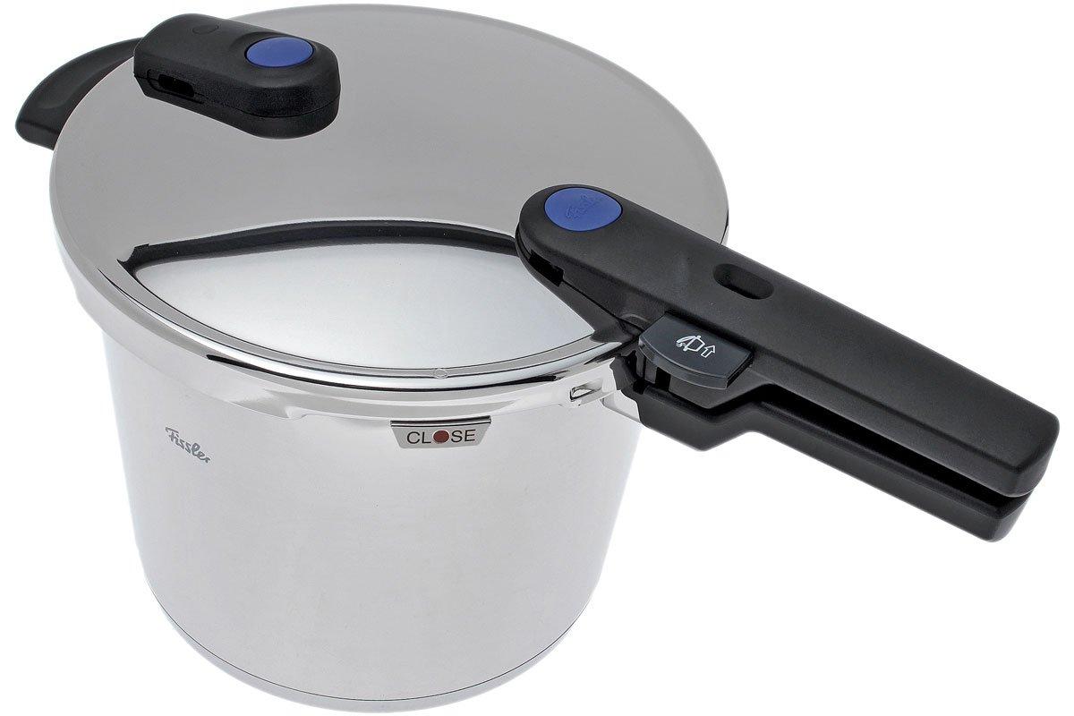 Fissler Stainless Steel Vitaquick Pressure Cooker With Glass Lid