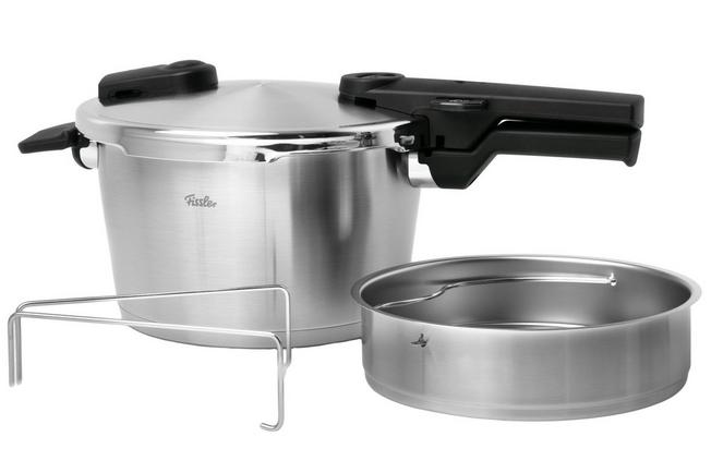 Bild für Fissler Vitaquick Premium 602-410-04-070-0 Schnellkochtopf mit Dämpfeinsatz, 22 cm, 4,5 L