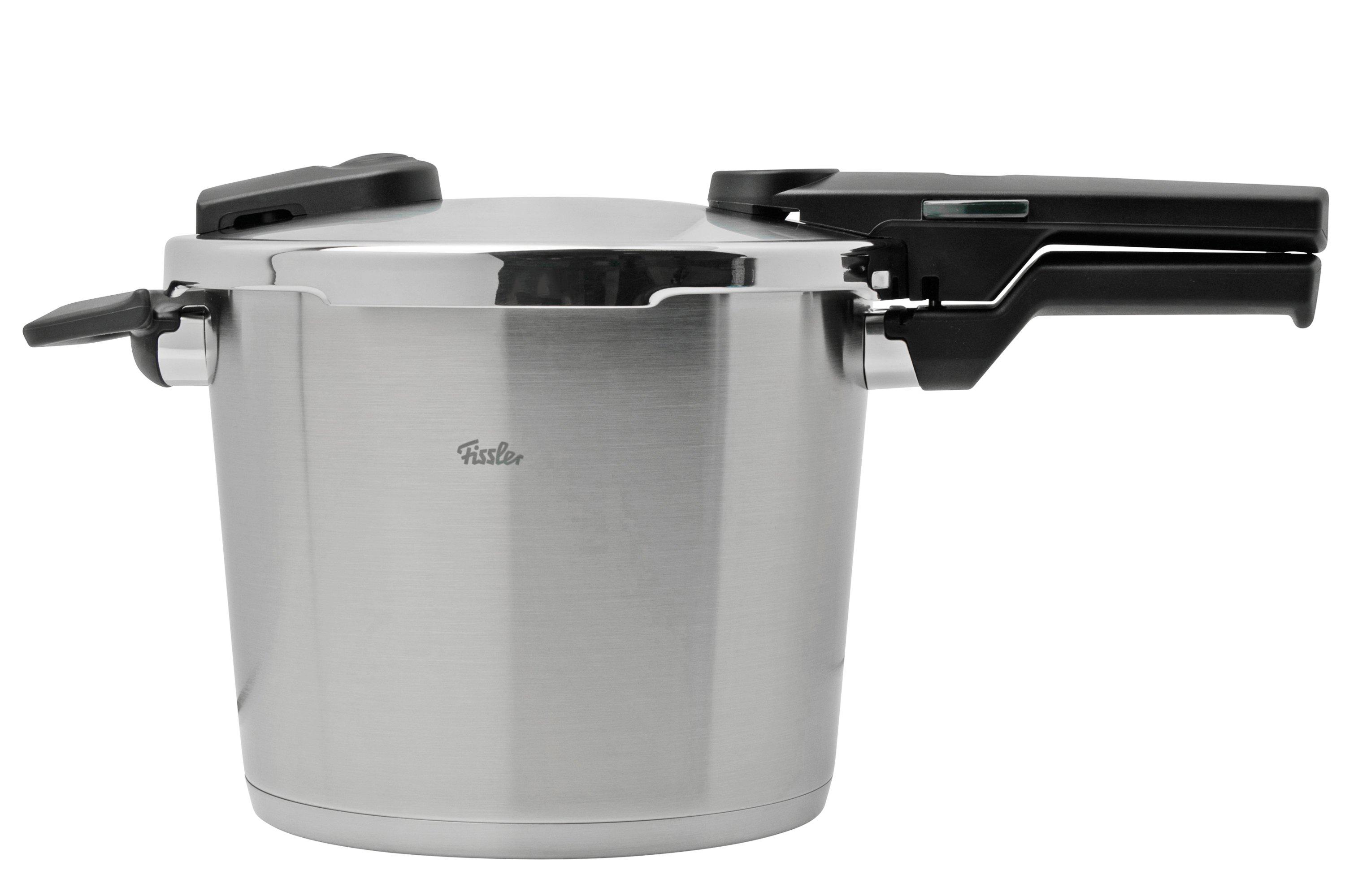 Fissler Vitaquick Autocuiseur Compatible Induction (6 l, Ø 22 cm) Marmite à  Pression en Acier Inoxydable, 2 Niveaux de Cuisson, Empilable : :  Cuisine et Maison