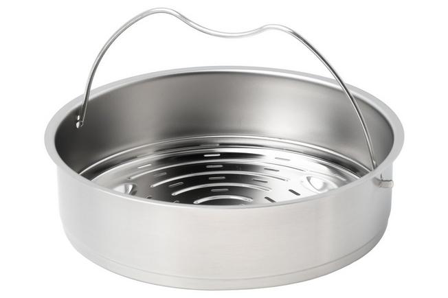 Afbeelding voor Fissler Vitaquick Premium 602-410-06-070-0 snelkookpan, 22 cm, 6.0L met stoominzet