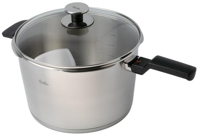 Afbeelding voor Fissler Vitaquick Premium 602-810-11-090/0, 2-delige snelkookpanset 26 cm, 4L, 8L met stoominzet