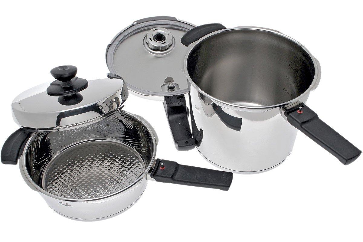 Ensemble autocuiseur Fissler Vitavit Premium avec insert, 2,5 L / 6 L