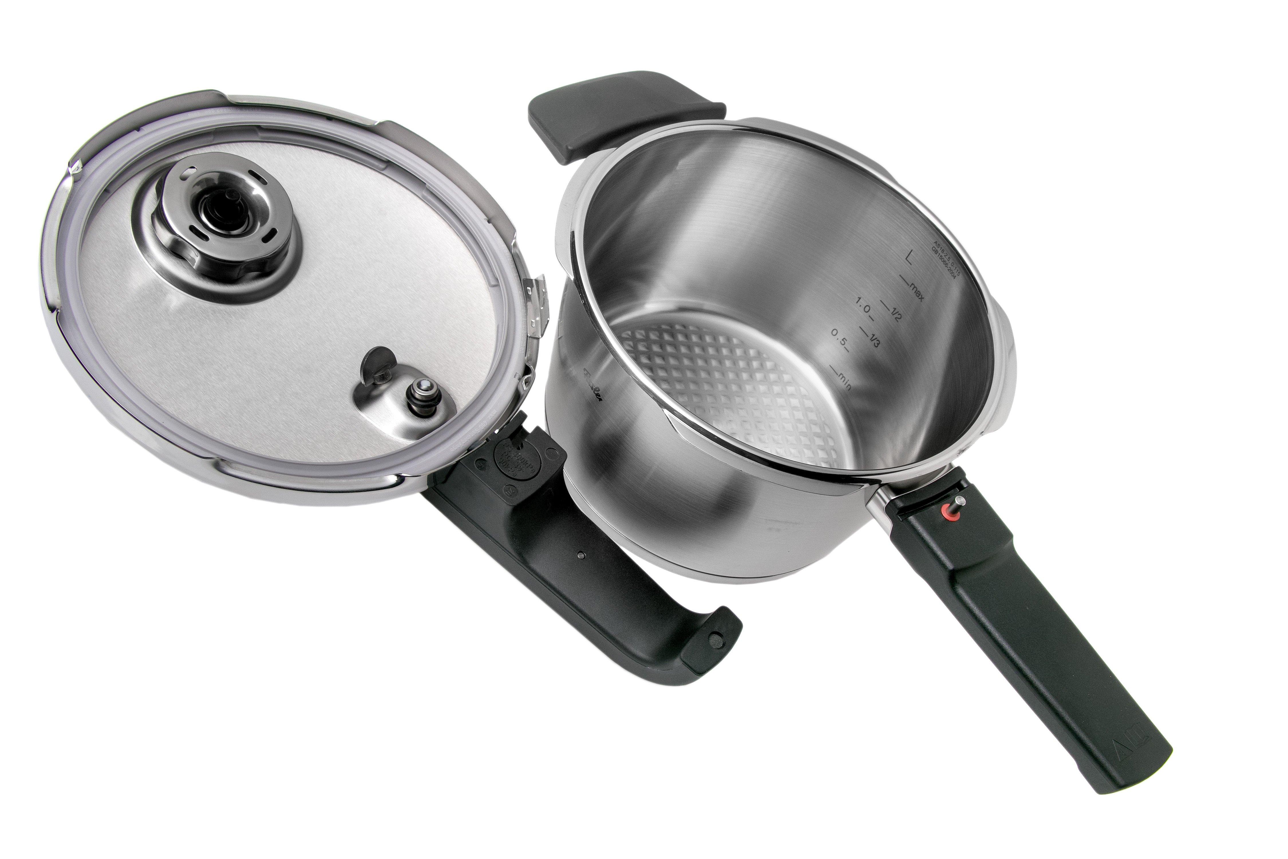 Autocuiseur Fissler Vitavit Premium 6L + Poêle-autocuiseur 3,5L - Induction, Cuisson Saine Et Rapide