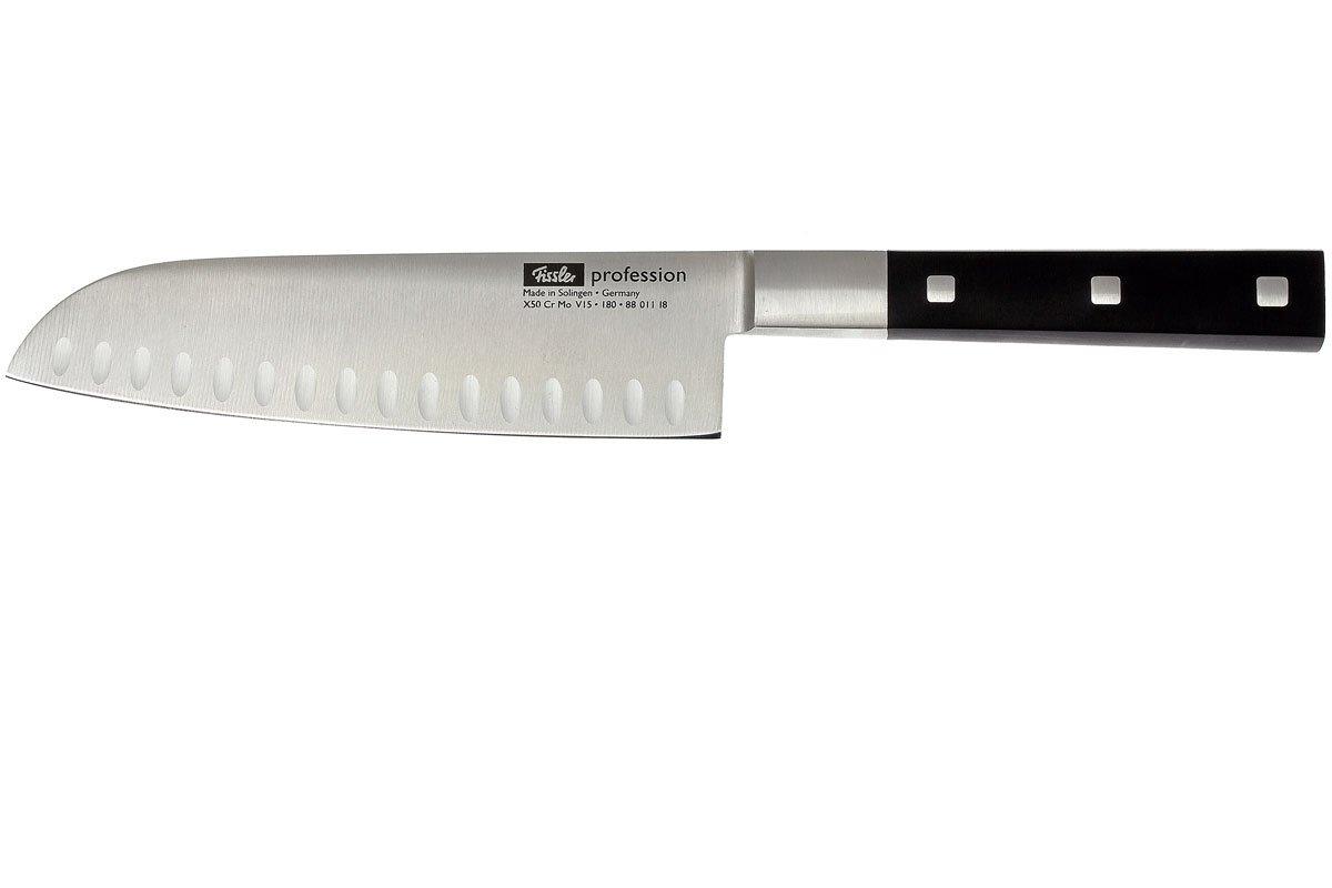 Fissler Profession santoku with dents18cm 8801118000 Advantageously