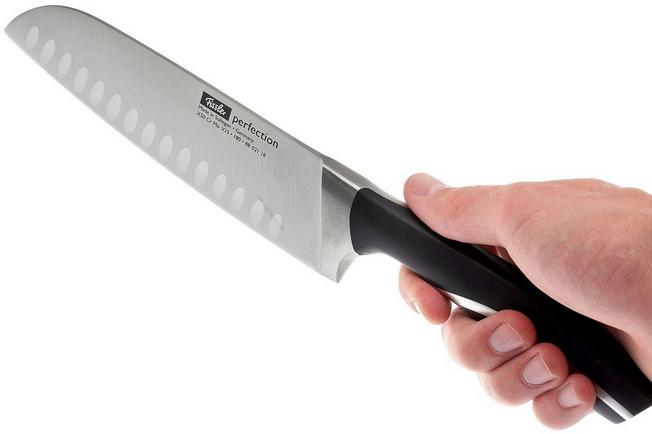 Fissler Perfection santoku avec alvéoles 18cm 8802118000