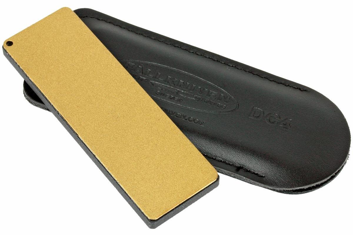 Fallkniven® - Diamond/Ceramic Sharpening Knife Stone with Leather Pouch 