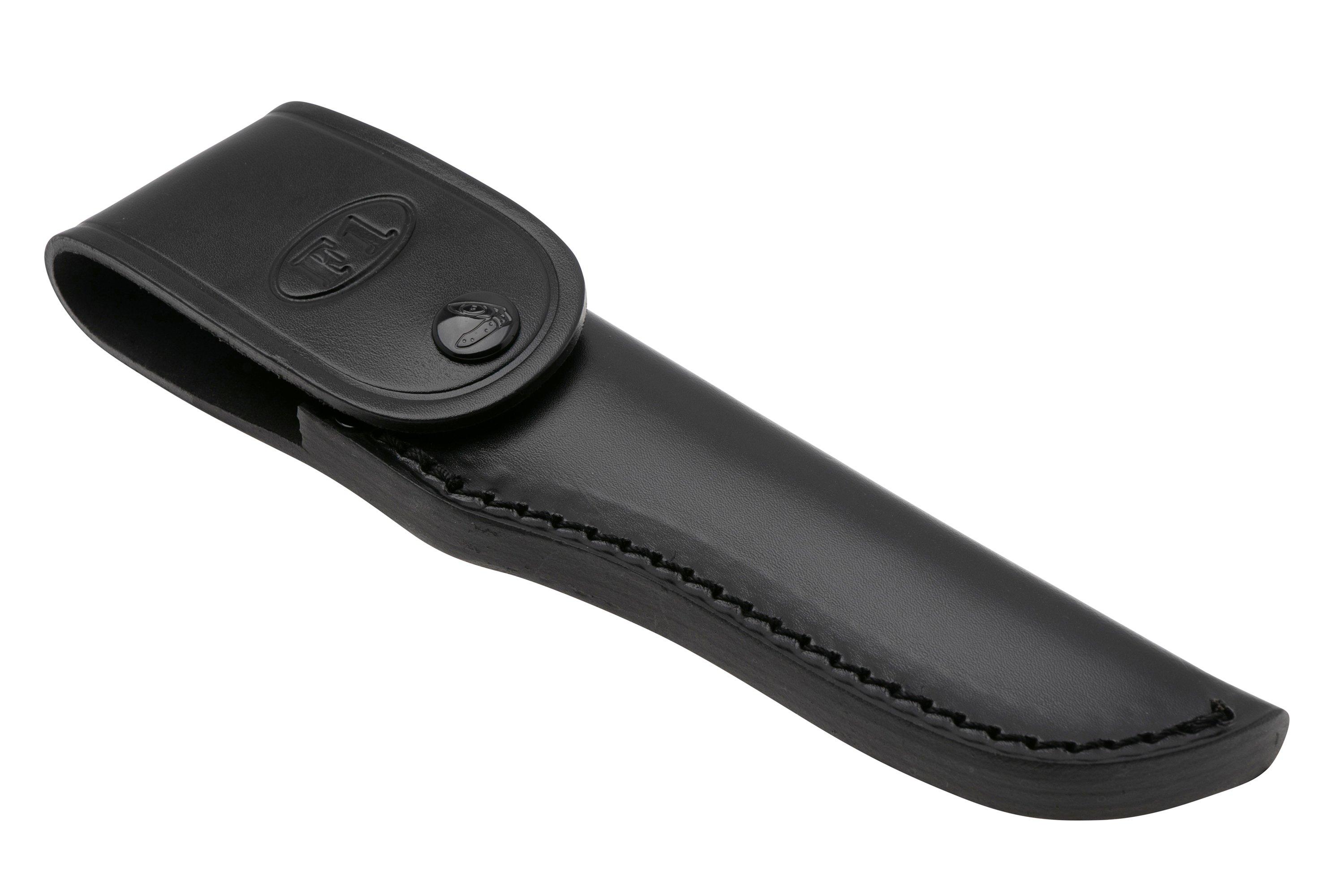 Knivesandtools custodia per coltello in pelle Utah Black 45x47 | Fare