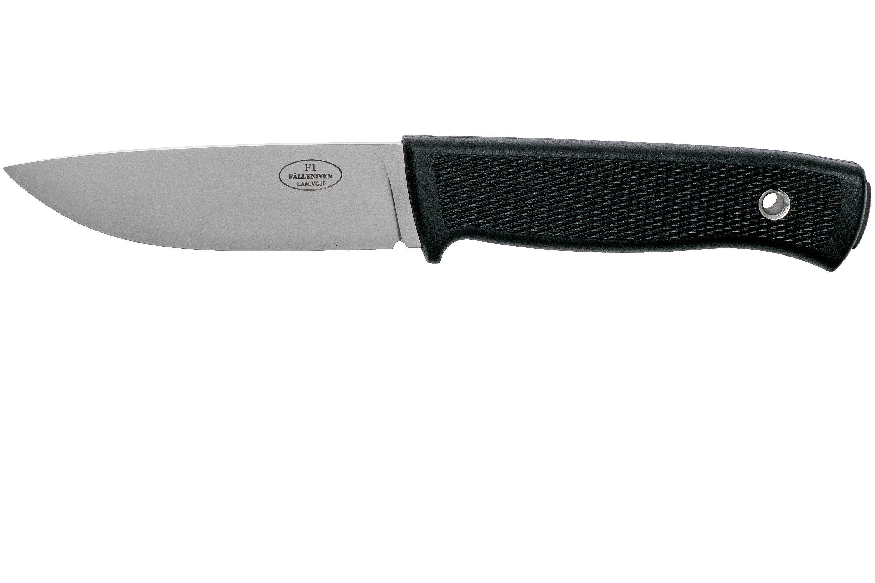 Fallkniven F1, VG 10, leather sheath | Advantageously shopping at ...