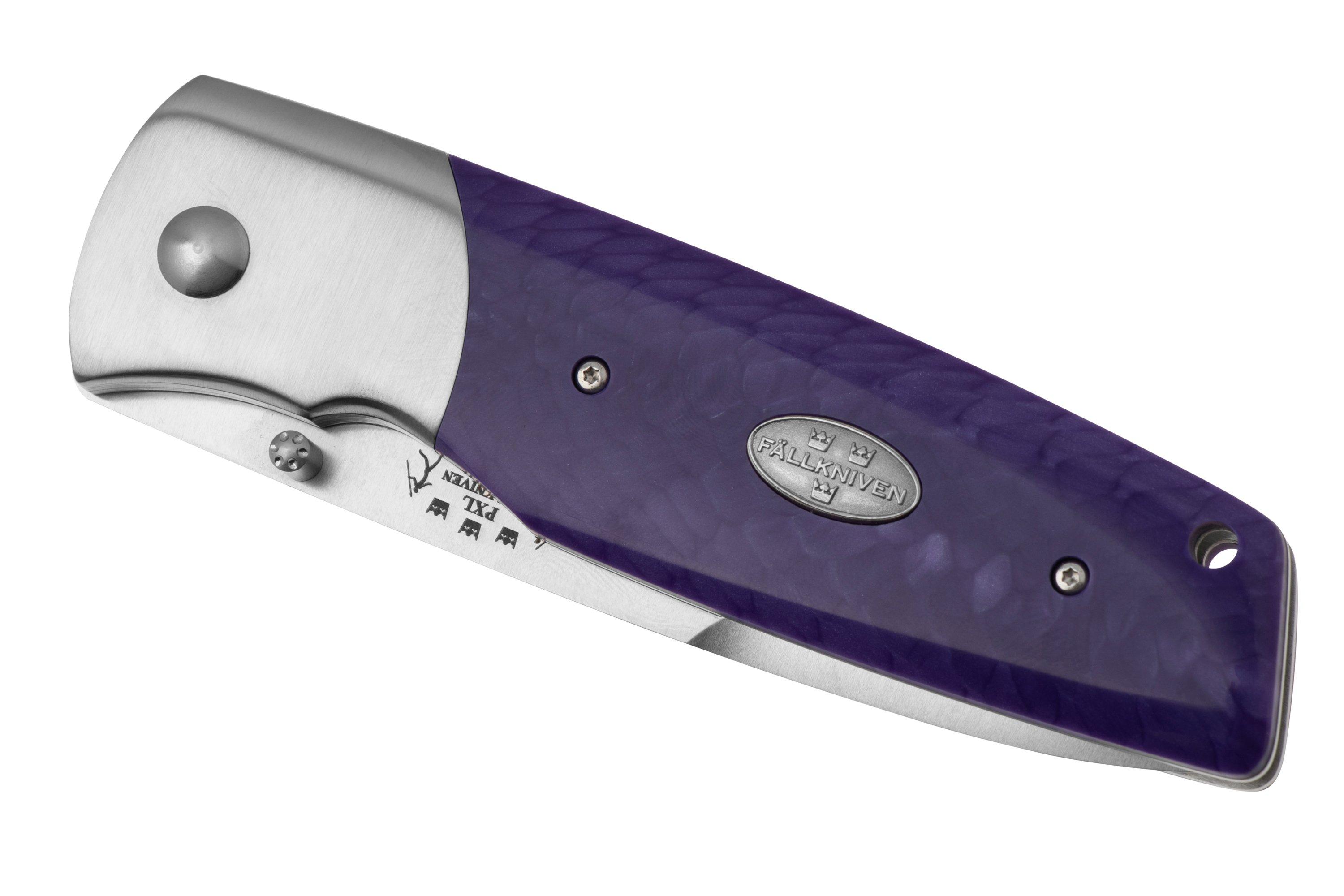 Purple Dragon Set Di 6 Coltelli Per Steak - Lama Ondulata 15° In Acciaio Inox, Manico In Legno Ergonomico Full-Tang, Posate Da Tavola Eleganti, Regalo Per Appassionati Di Griglia