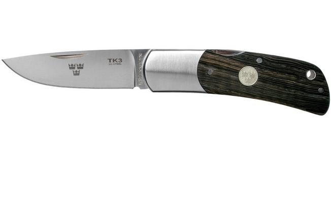Image for Fällkniven TK3 Tre Kronor Bog Oak TK3oakc gentleman's knife