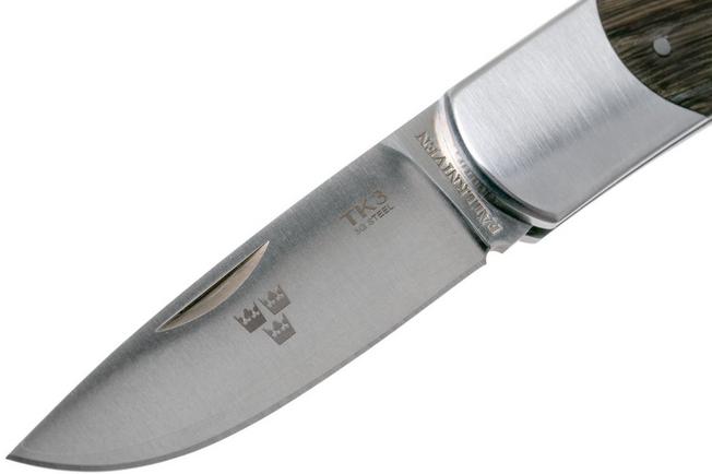 Image for Fällkniven TK3 Tre Kronor Bog Oak TK3oakc gentleman's knife