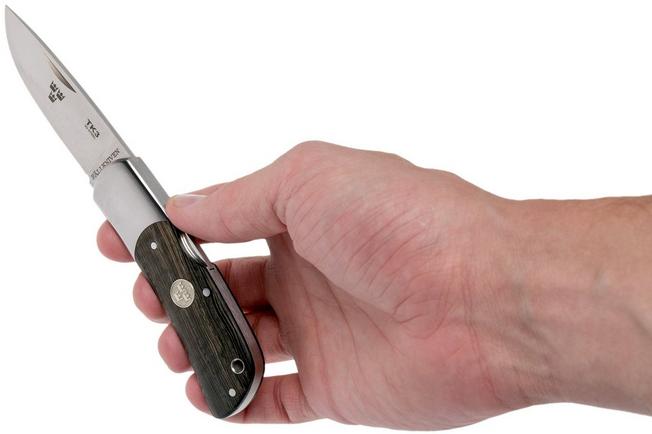 Image for Fällkniven TK3 Tre Kronor Bog Oak TK3oakc gentleman's knife