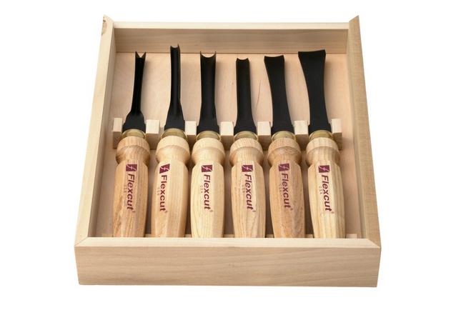 Afbeelding voor Flexcut Mallet Tool Starter Set 6-Piece MC150, beeldhouwgutsenset, 6-delig
