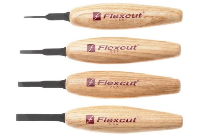 Afbeelding voor Flexcut Chisel Micro Tool Set MT100, microbeitelset, 4-delig