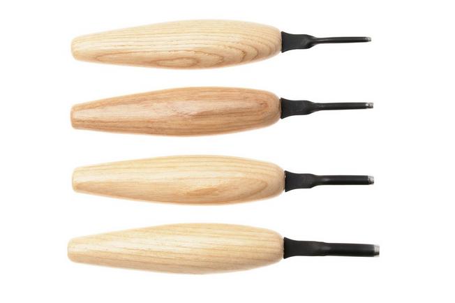 Afbeelding voor Flexcut Shallow U-Gouge Micro Tool Set MT400, microgutsenset, 4-delig