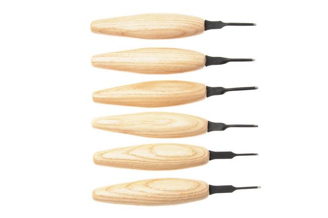 Afbeelding voor Flexcut Mixed Profile Micro Tool Set 1.5 mm MT910, microgutsenset, 6-delig