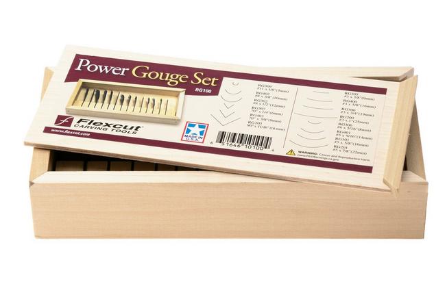 Afbeelding voor Flexcut Power Gouge Set 14-Piece RG100, gutsenset, 14-delig
