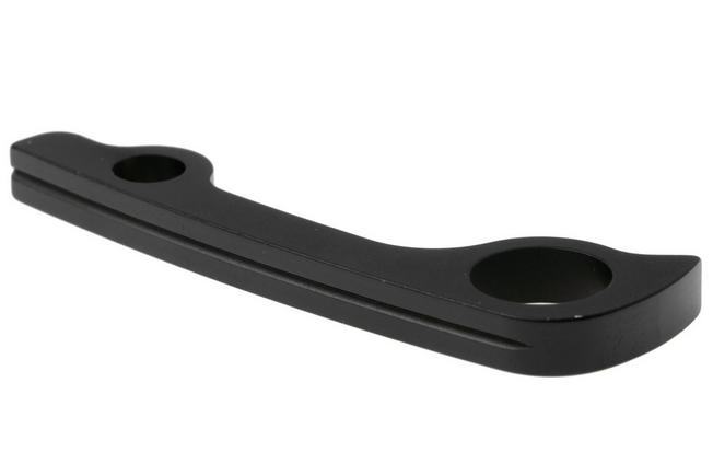 Afbeelding voor Flytanium Spyderco Paramilitary 2 Classic Backspacer FLY0557BK Black Titanium, backspacer