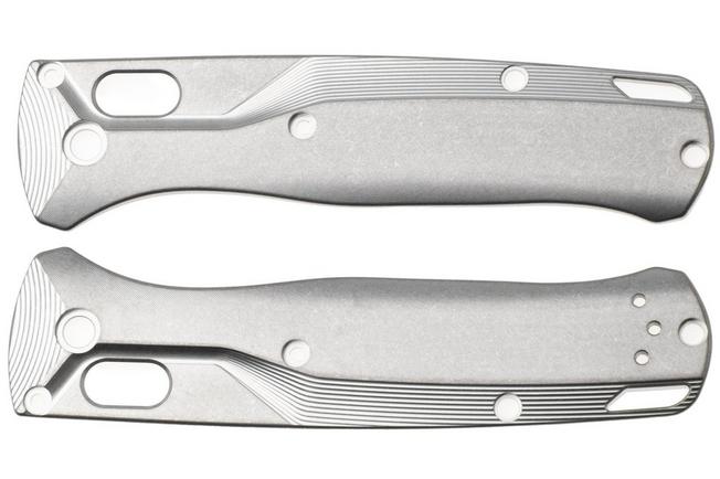 Bild für Flytanium Benchmade Bugout Crossfade Scales FLY-0795, Stonewashed Titanium, Griffschalen