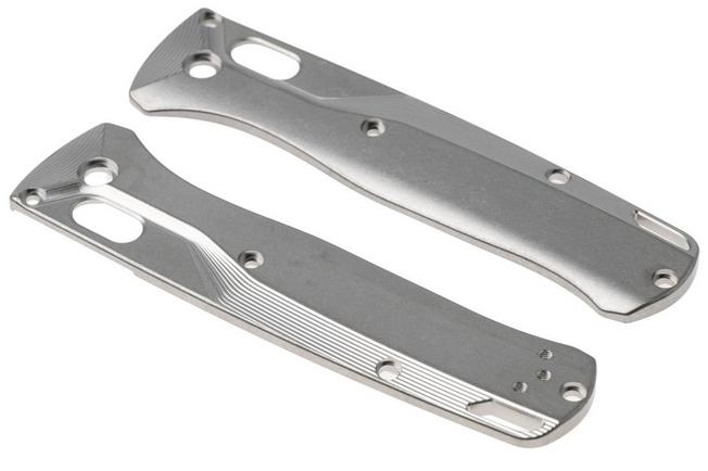Bild für Flytanium Benchmade Bugout Crossfade Scales FLY-0795, Stonewashed Titanium, Griffschalen