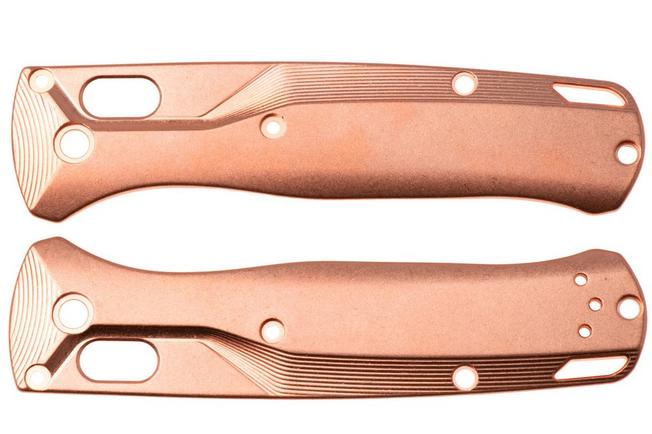 Afbeelding voor Flytanium Benchmade Bugout Crossfade Scales FLY-0797, Stonewashed Copper, handgreepschalen