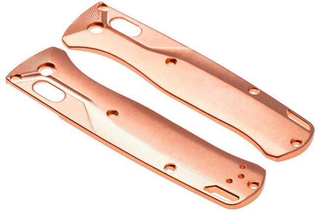 Afbeelding voor Flytanium Benchmade Bugout Crossfade Scales FLY-0797, Stonewashed Copper, handgreepschalen