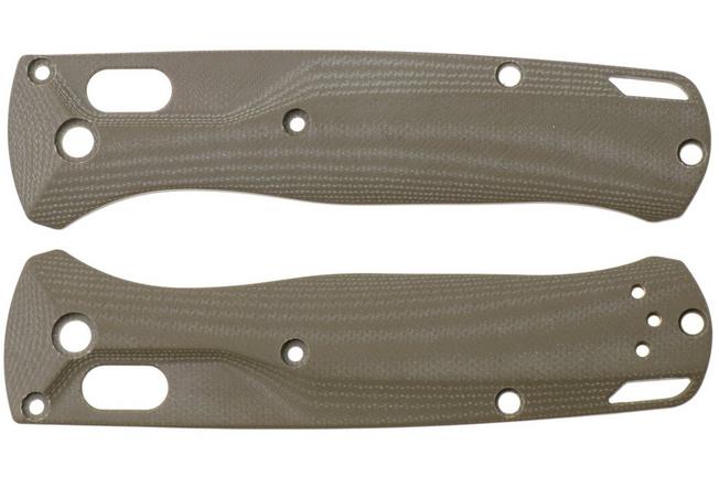 Afbeelding voor Flytanium Benchmade Bugout Crossfade Scales FLY-0874, OD Green G10, handgreepschalen