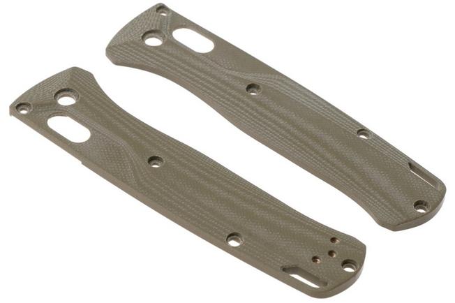 Afbeelding voor Flytanium Benchmade Bugout Crossfade Scales FLY-0874, OD Green G10, handgreepschalen