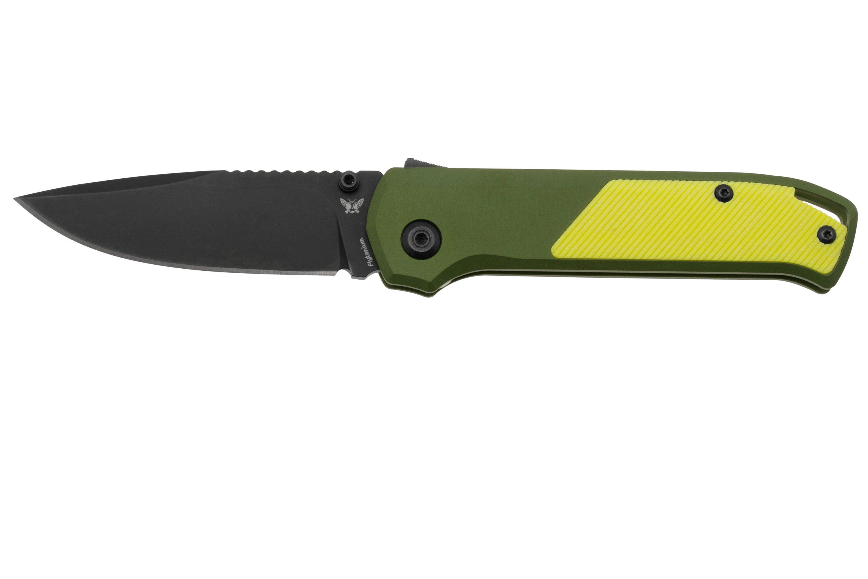 Flytanium Arcade Shark-Lock 1254 Black DLC, OD Green Aluminum, Yellow ...