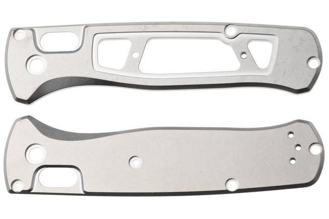 Afbeelding voor Flytanium Benchmade Bugout Modulator Scales FLY-1314, Stonewashed Titanium, handgreepschalen
